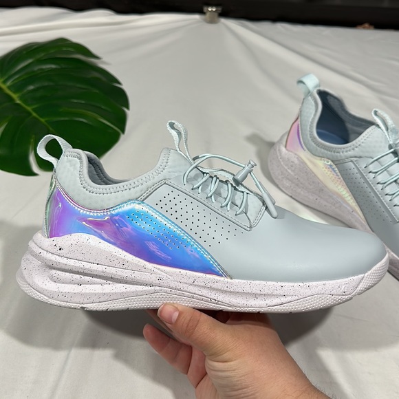 Clove Shoes New Clove 1 Women Blue Holographic 222 Birthday Limited